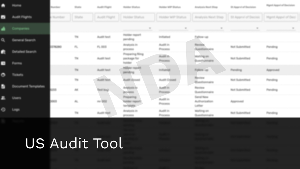 US Audit Tool